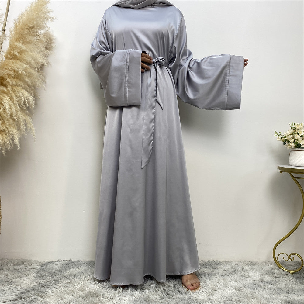 
                      
                        Satin Kimono Abaya
                      
                    