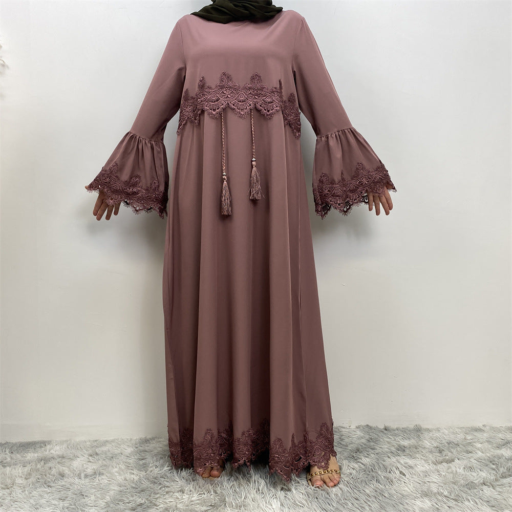 
                      
                        Hawa Lace Abaya
                      
                    