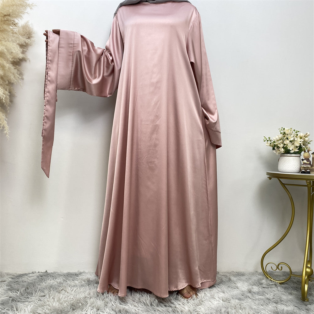 
                      
                        Satin Kimono Abaya
                      
                    