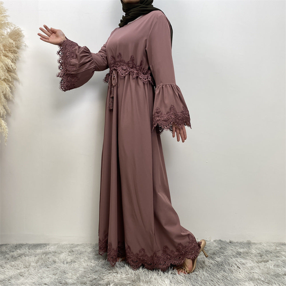 
                      
                        Hawa Lace Abaya
                      
                    