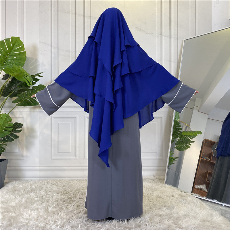 
                      
                        3 Layer Chiffon Khimar
                      
                    