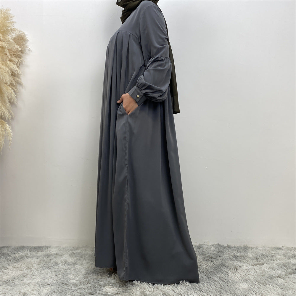 
                      
                        Safia Pleated Abaya
                      
                    