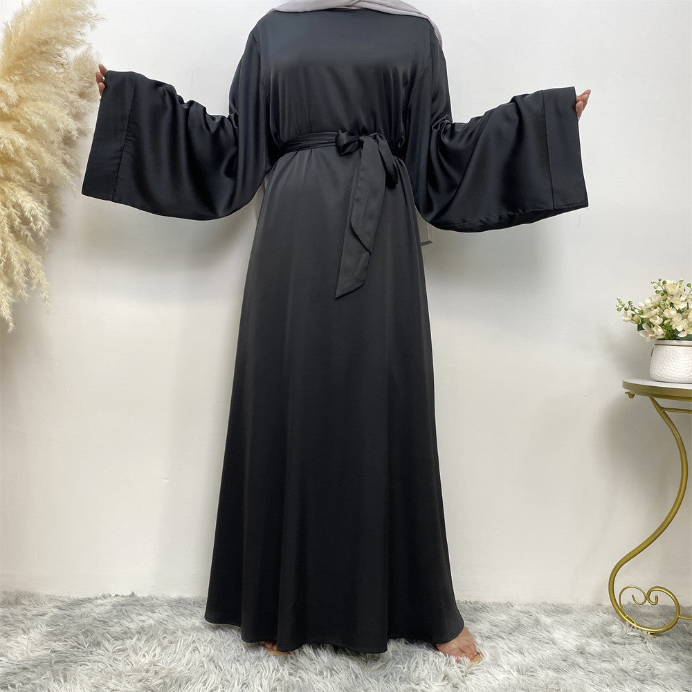 
                      
                        Satin Kimono Abaya
                      
                    