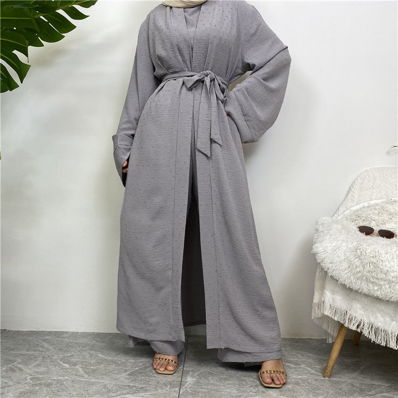 
                      
                        Juwairia Crepe Set Kimono
                      
                    