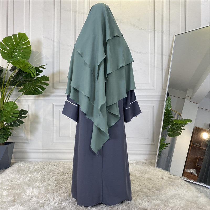 
                      
                        3 Layer Chiffon Khimar
                      
                    