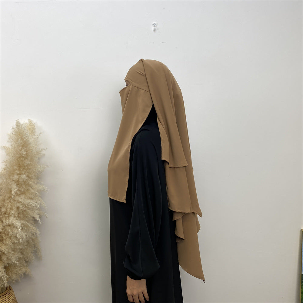 
                      
                        Satin Plain Niqab
                      
                    