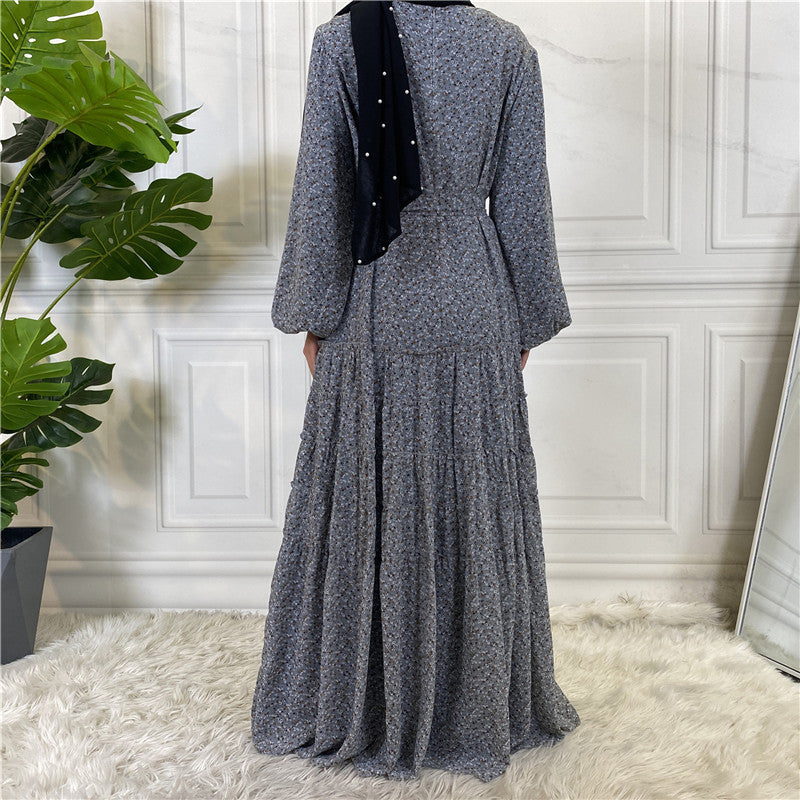 
                      
                        Floral Chiffon Abaya
                      
                    