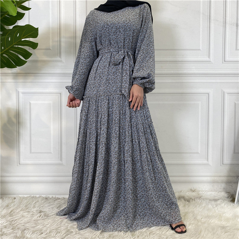 
                      
                        Floral Chiffon Abaya
                      
                    