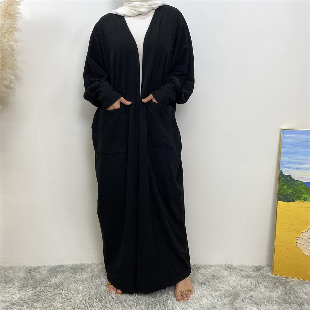 
                      
                        Fakhira Pocket Open Abaya
                      
                    