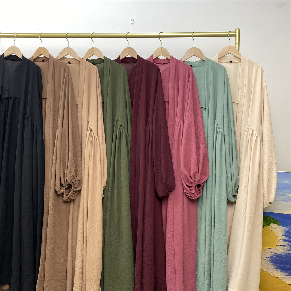 
                      
                        Pleated Open Jilbab
                      
                    