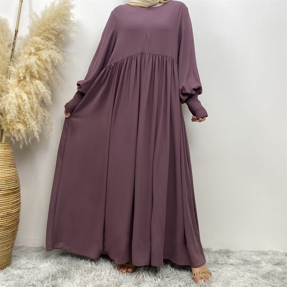 
                      
                        Flowing Zip Abaya
                      
                    