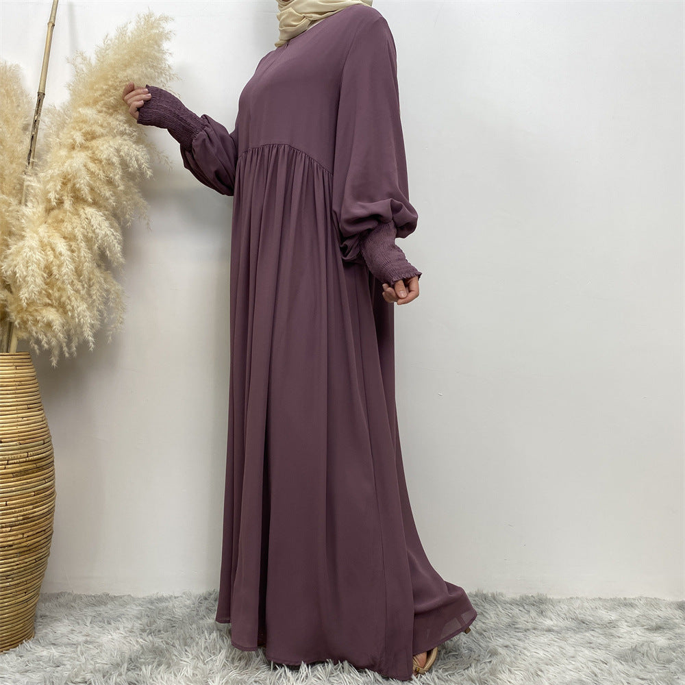 
                      
                        Flowing Zip Abaya
                      
                    