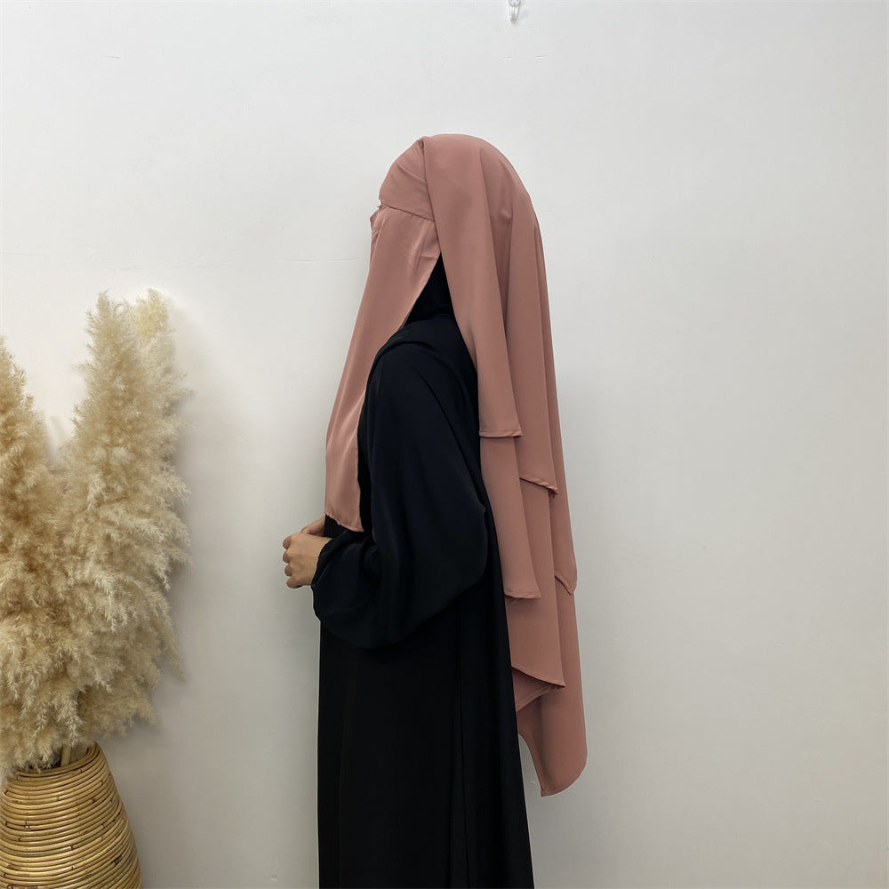 
                      
                        Satin Plain Niqab
                      
                    