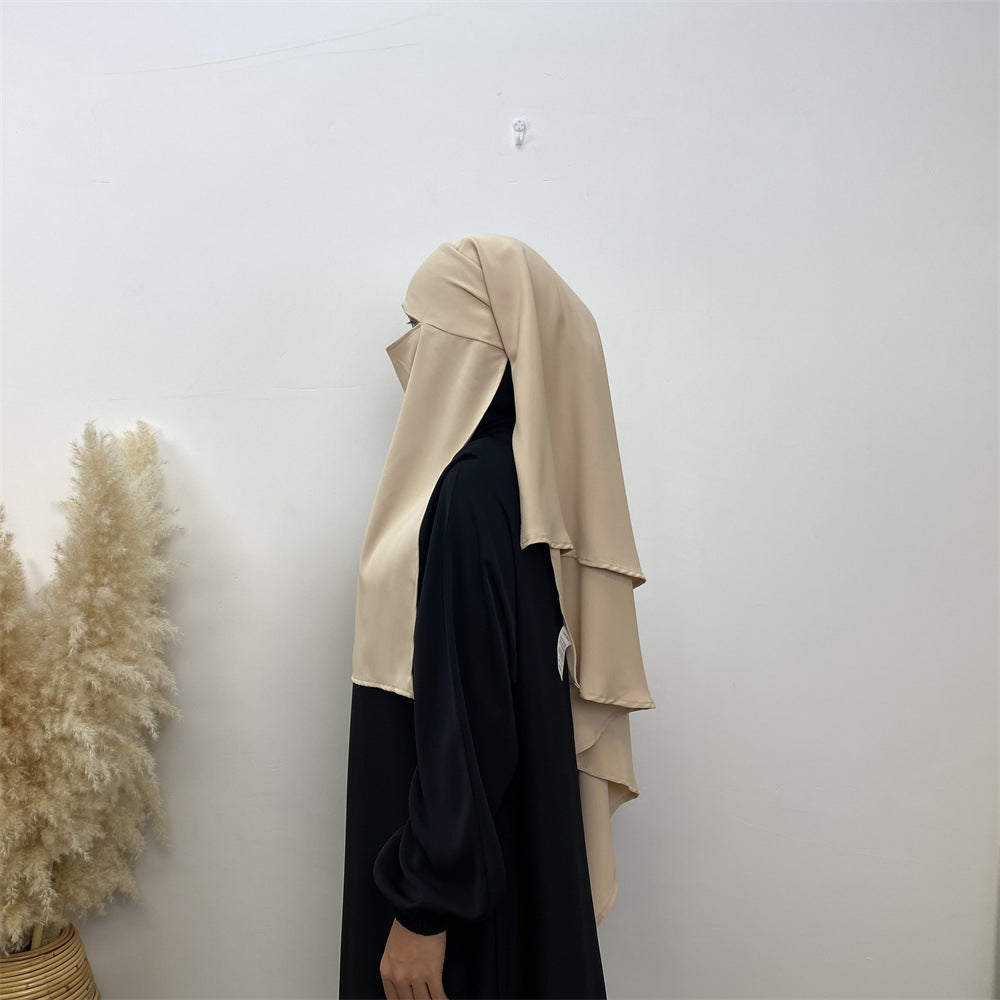 
                      
                        Satin Plain Niqab
                      
                    