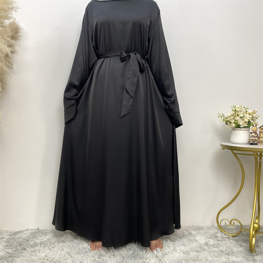 
                      
                        Satin Kimono Abaya
                      
                    