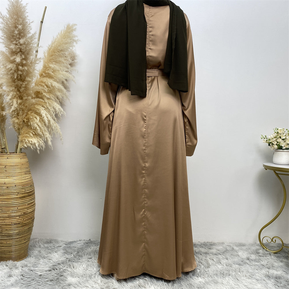 
                      
                        Satin Kimono Abaya
                      
                    