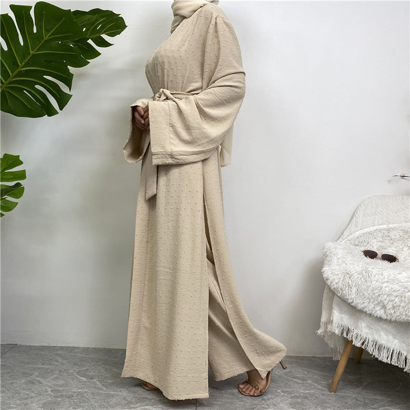 
                      
                        Juwairia Crepe Set Kimono
                      
                    