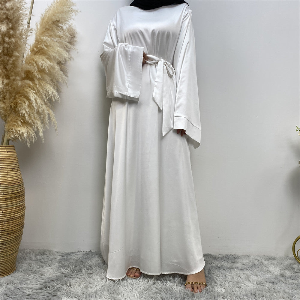 
                      
                        Satin Kimono Abaya
                      
                    