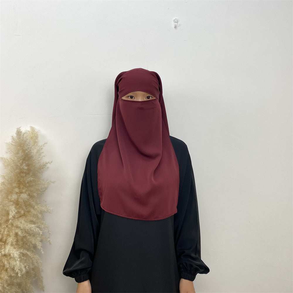 
                      
                        Satin Plain Niqab
                      
                    