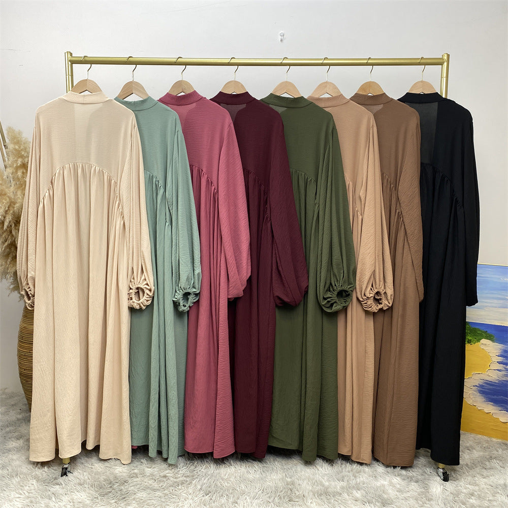 
                      
                        Pleated Open Jilbab
                      
                    