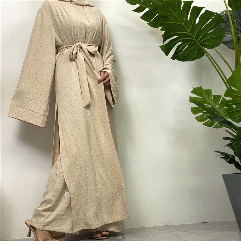 
                      
                        Juwairia Crepe Set Kimono
                      
                    