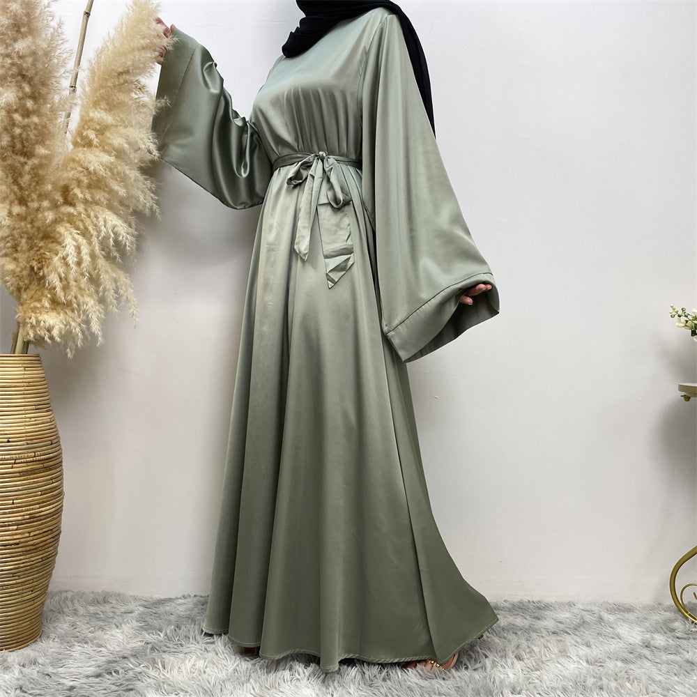 
                      
                        Satin Kimono Abaya
                      
                    