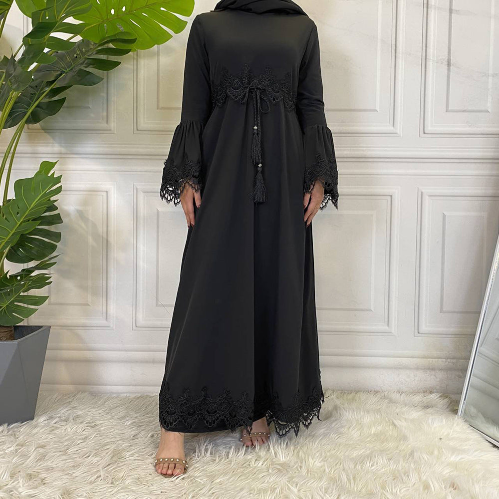 
                      
                        Hawa Lace Abaya
                      
                    