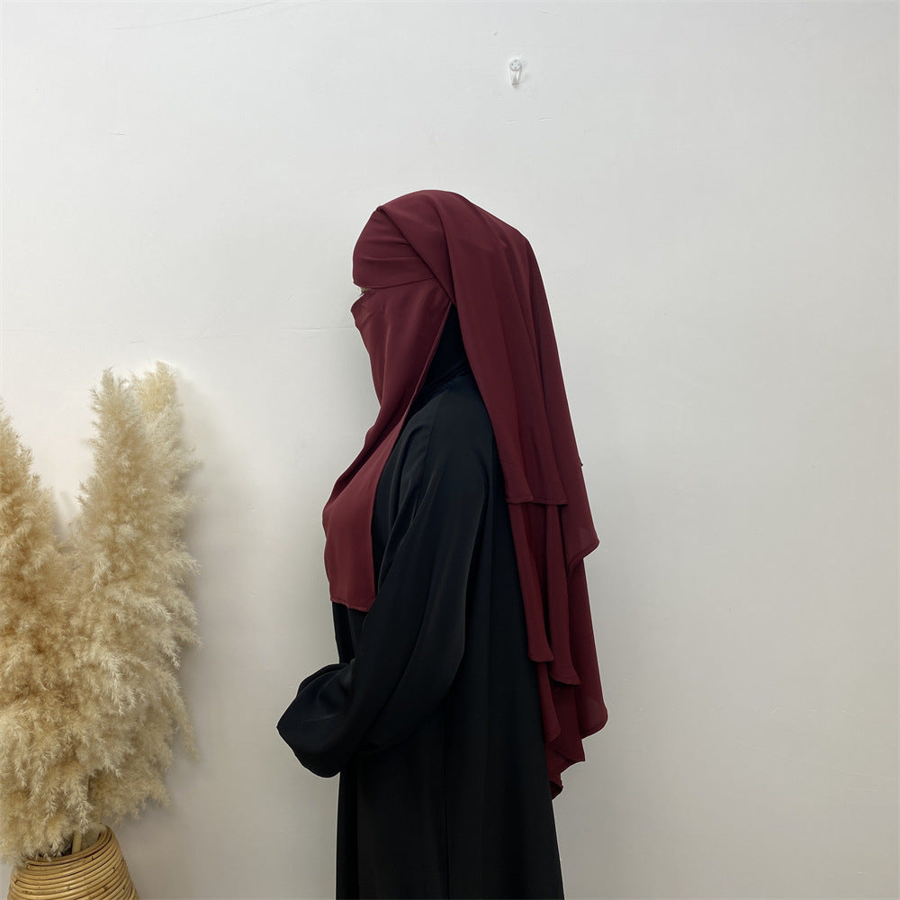 
                      
                        Satin Plain Niqab
                      
                    