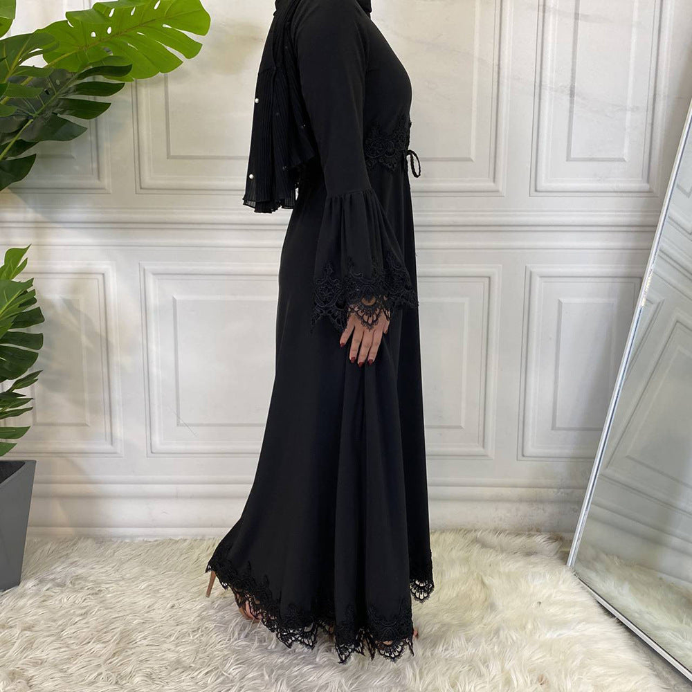 
                      
                        Hawa Lace Abaya
                      
                    