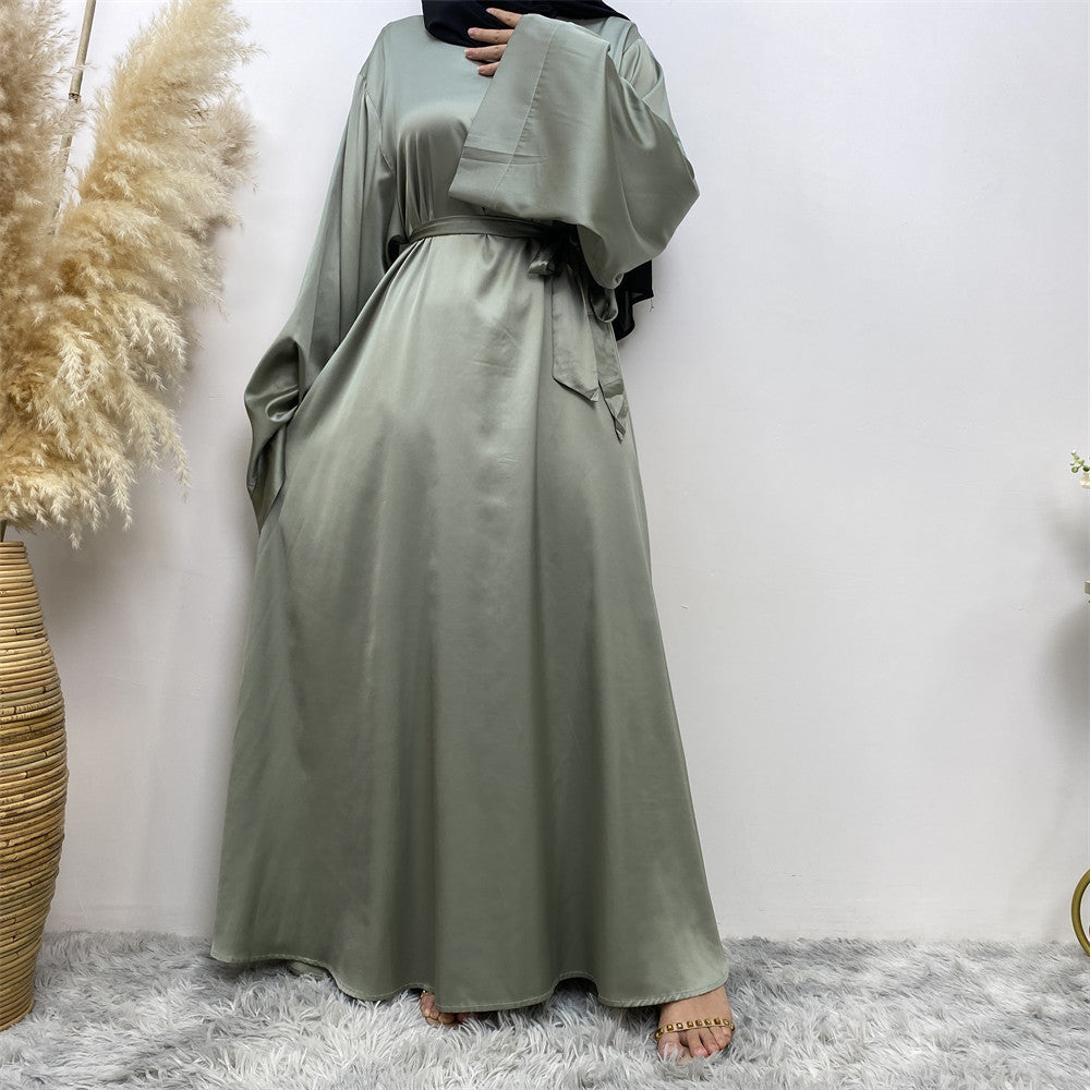 
                      
                        Satin Kimono Abaya
                      
                    