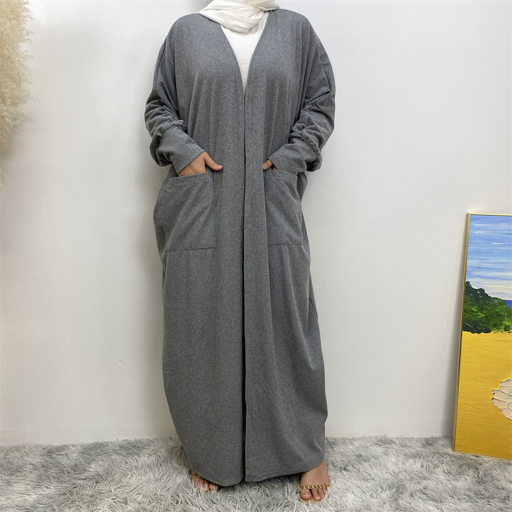 
                      
                        Fakhira Pocket Open Abaya
                      
                    