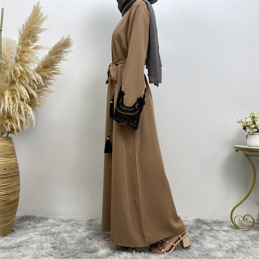 
                      
                        Fadwa Lace Abaya
                      
                    