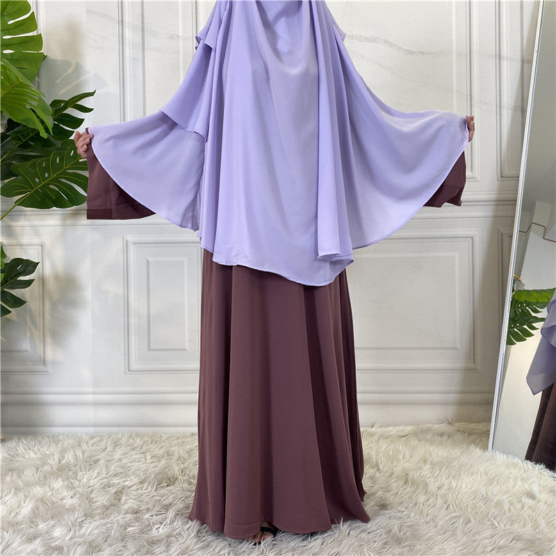 
                      
                        3 Layer Chiffon Khimar
                      
                    