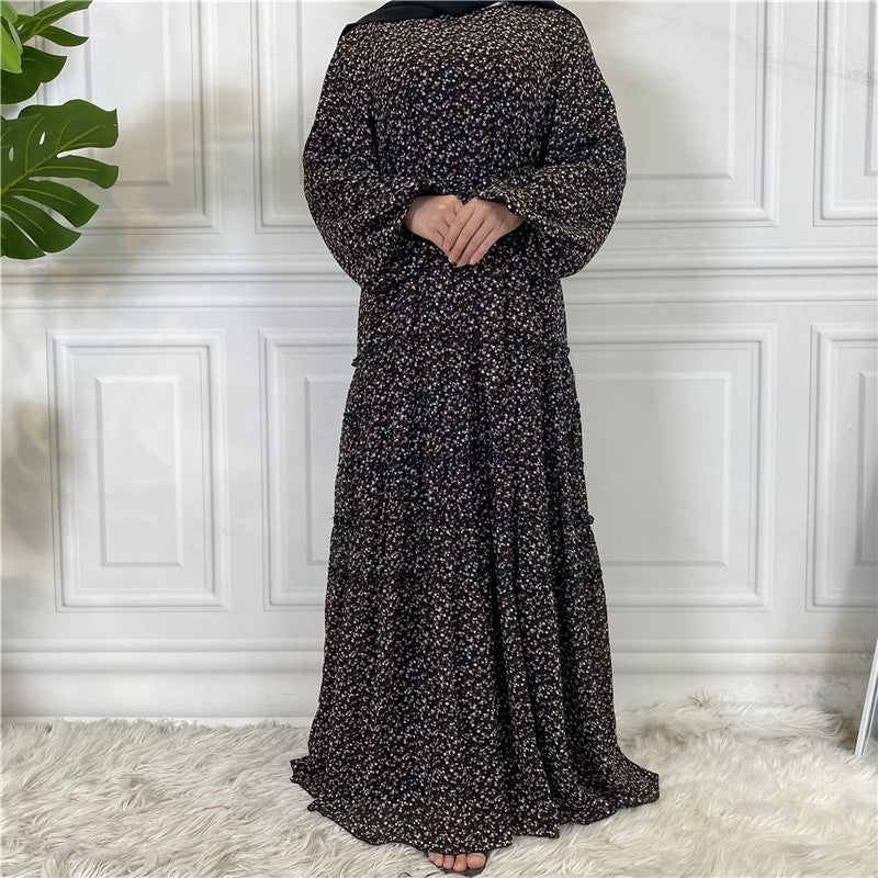 
                      
                        Floral Chiffon Abaya
                      
                    