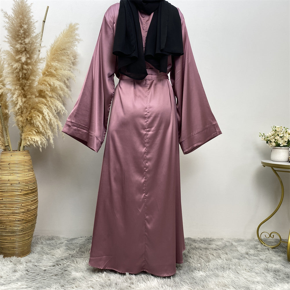 
                      
                        Satin Kimono Abaya
                      
                    