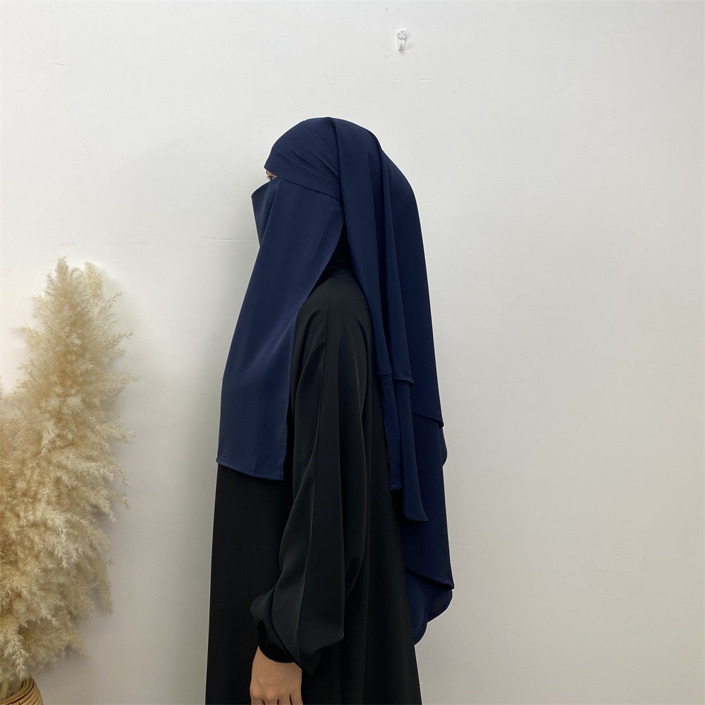 
                      
                        Satin Plain Niqab
                      
                    