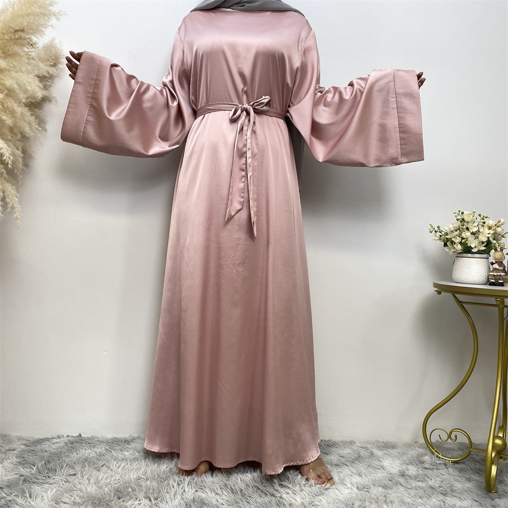 
                      
                        Satin Kimono Abaya
                      
                    