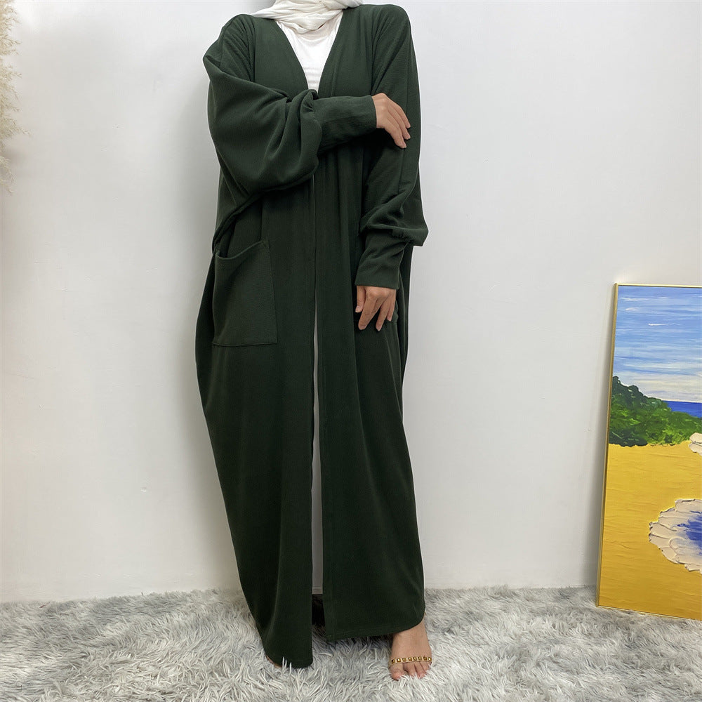 
                      
                        Fakhira Pocket Open Abaya
                      
                    