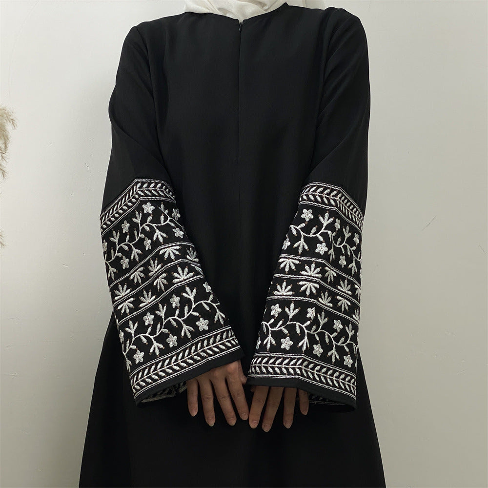 
                      
                        Embroidered Kimono Abaya
                      
                    