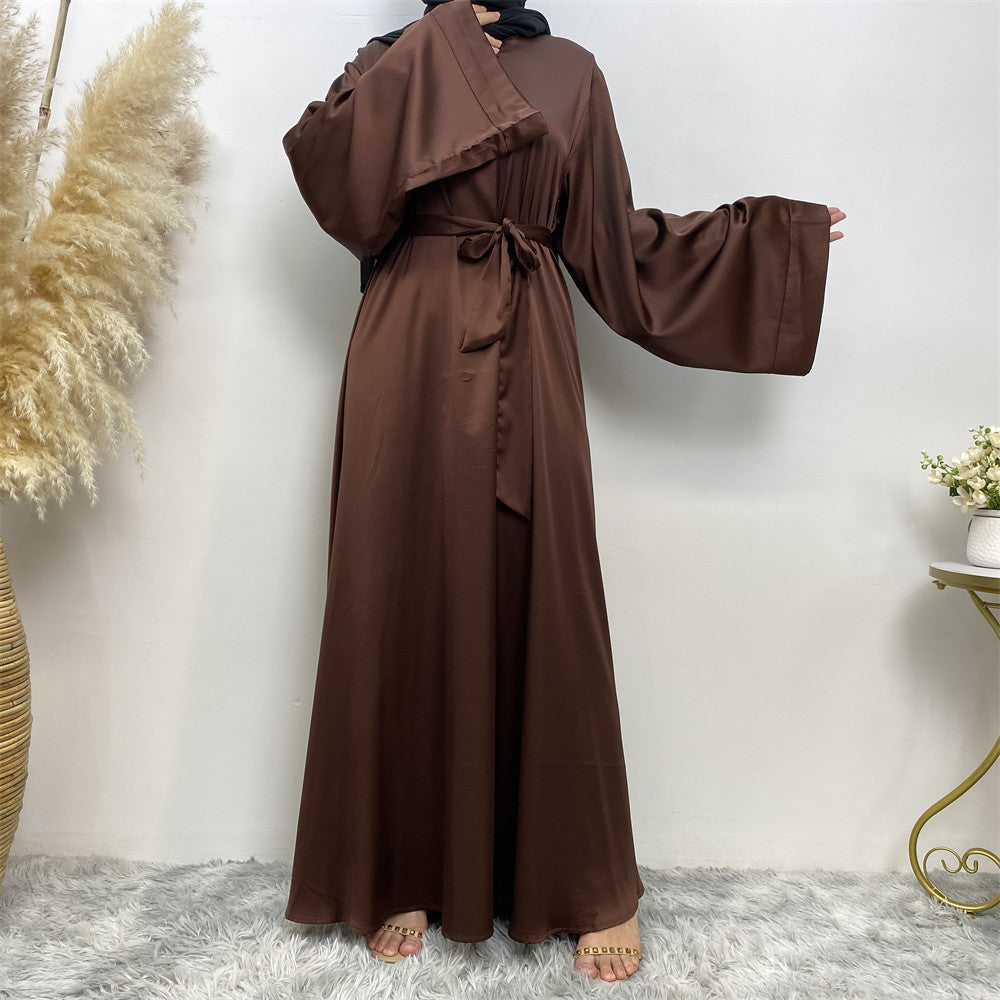 
                      
                        Satin Kimono Abaya
                      
                    