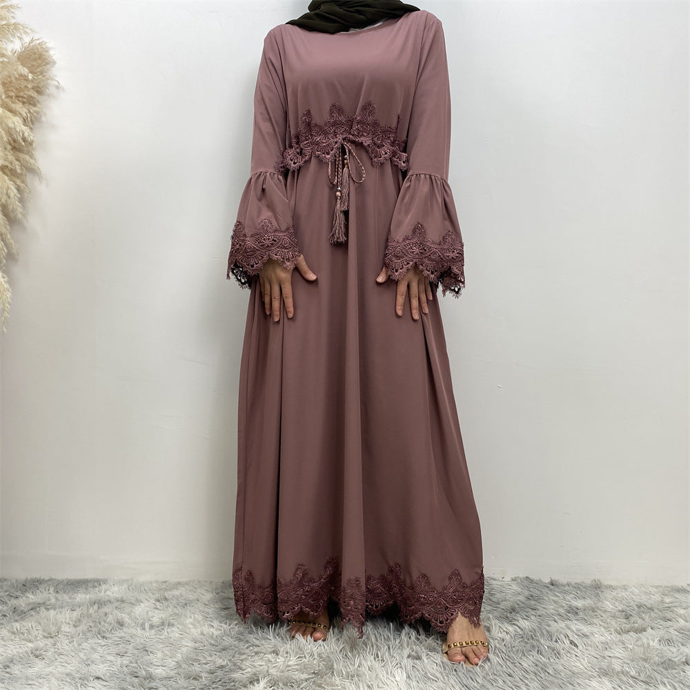 
                      
                        Hawa Lace Abaya
                      
                    