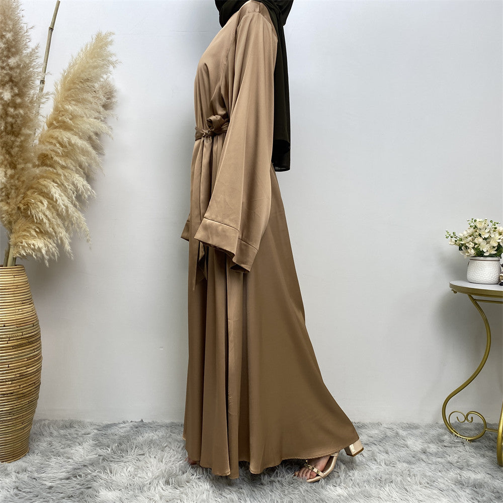 
                      
                        Satin Kimono Abaya
                      
                    