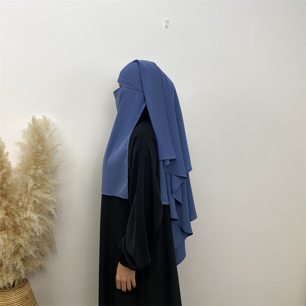 
                      
                        Satin Plain Niqab
                      
                    