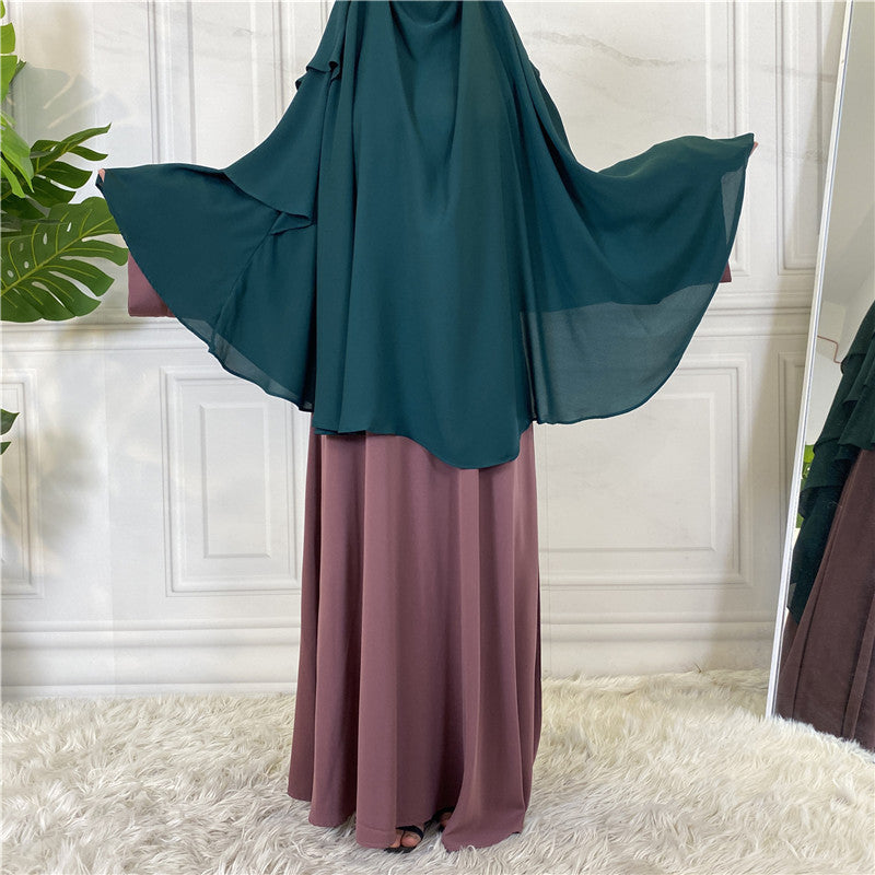 
                      
                        3 Layer Chiffon Khimar
                      
                    