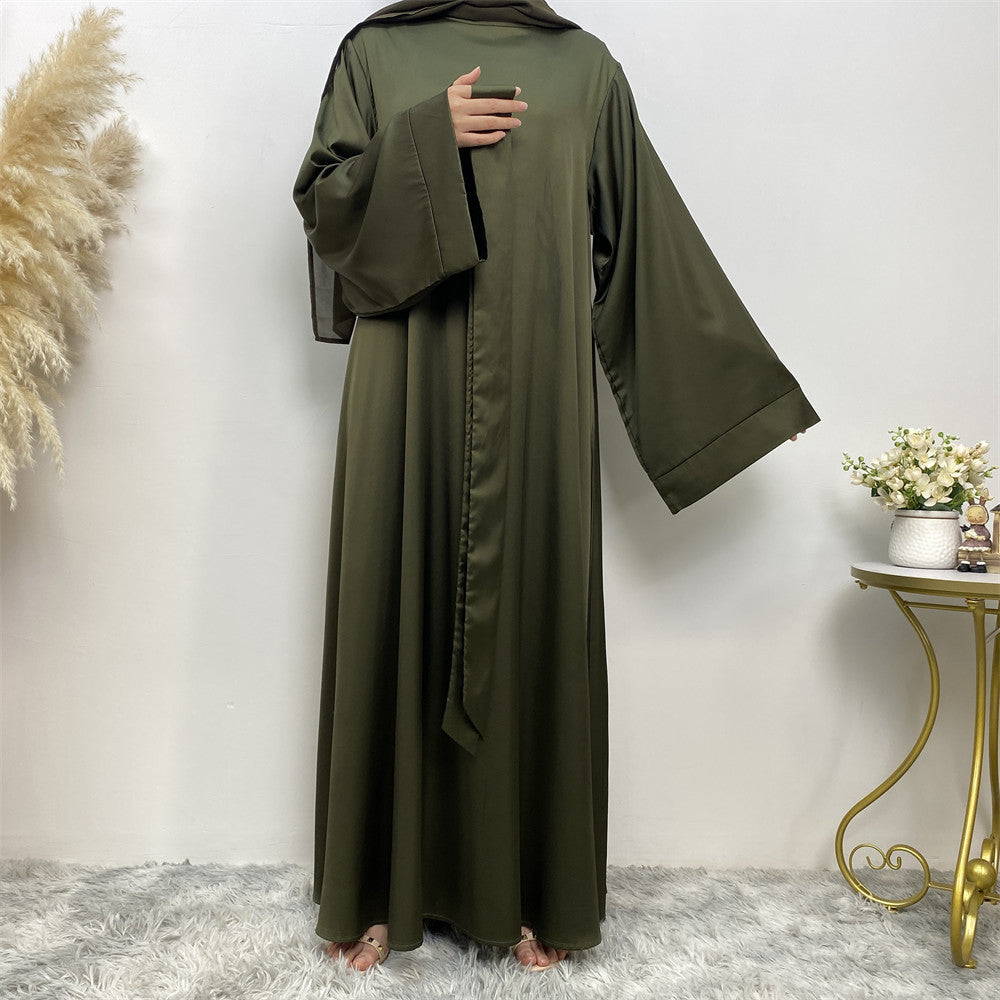 
                      
                        Satin Kimono Abaya
                      
                    