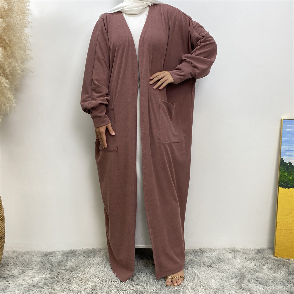 
                      
                        Fakhira Pocket Open Abaya
                      
                    