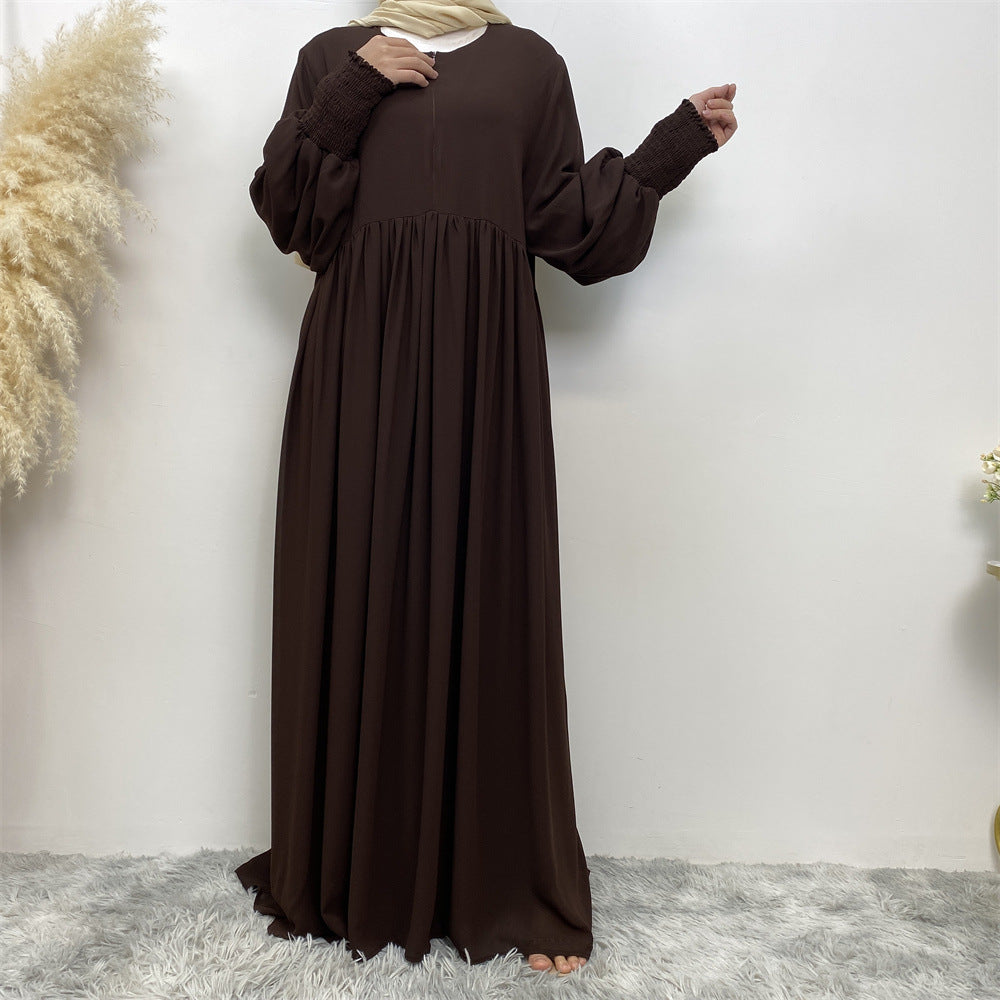 
                      
                        Flowing Zip Abaya
                      
                    