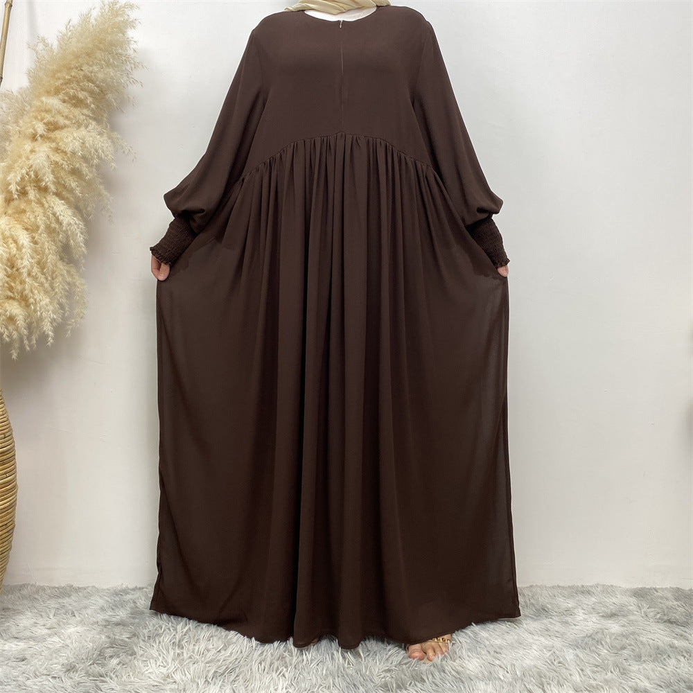 
                      
                        Flowing Zip Abaya
                      
                    