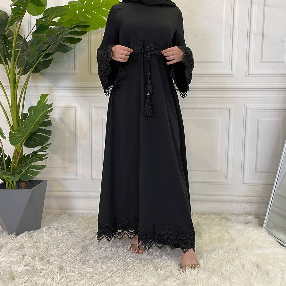 
                      
                        Hawa Lace Abaya
                      
                    