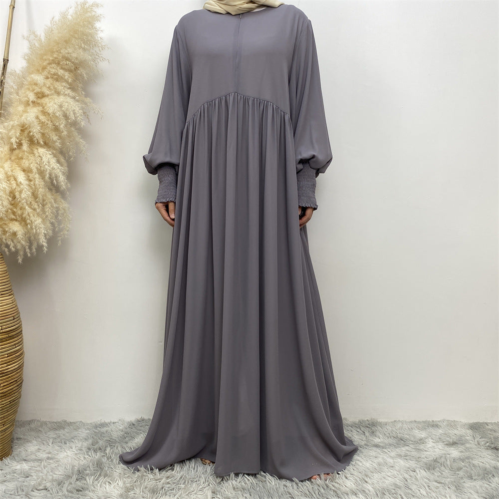 
                      
                        Flowing Zip Abaya
                      
                    